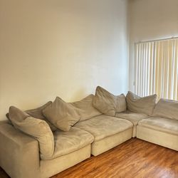 Bob Furniture Modular Gray Couch