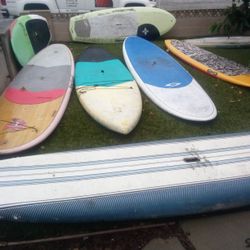6 USED PADDLE BOARDS 80% OFF