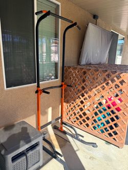 Home Gym Workout Bundle – Pull-Up Tower, Bench, Mats & Accessories – $70 OBO
