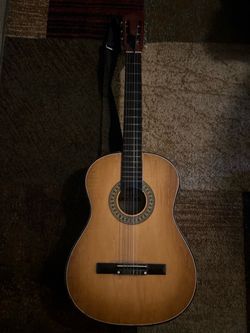 Guitar with Guitar Strap