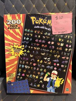 Vintage Pokémon Puzzle 2’x3’ Original 151 Complete 