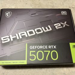 msi Gaming RTX 5070 12G Shadow, Nvidia Gaming Desktop PC Graphics Card 