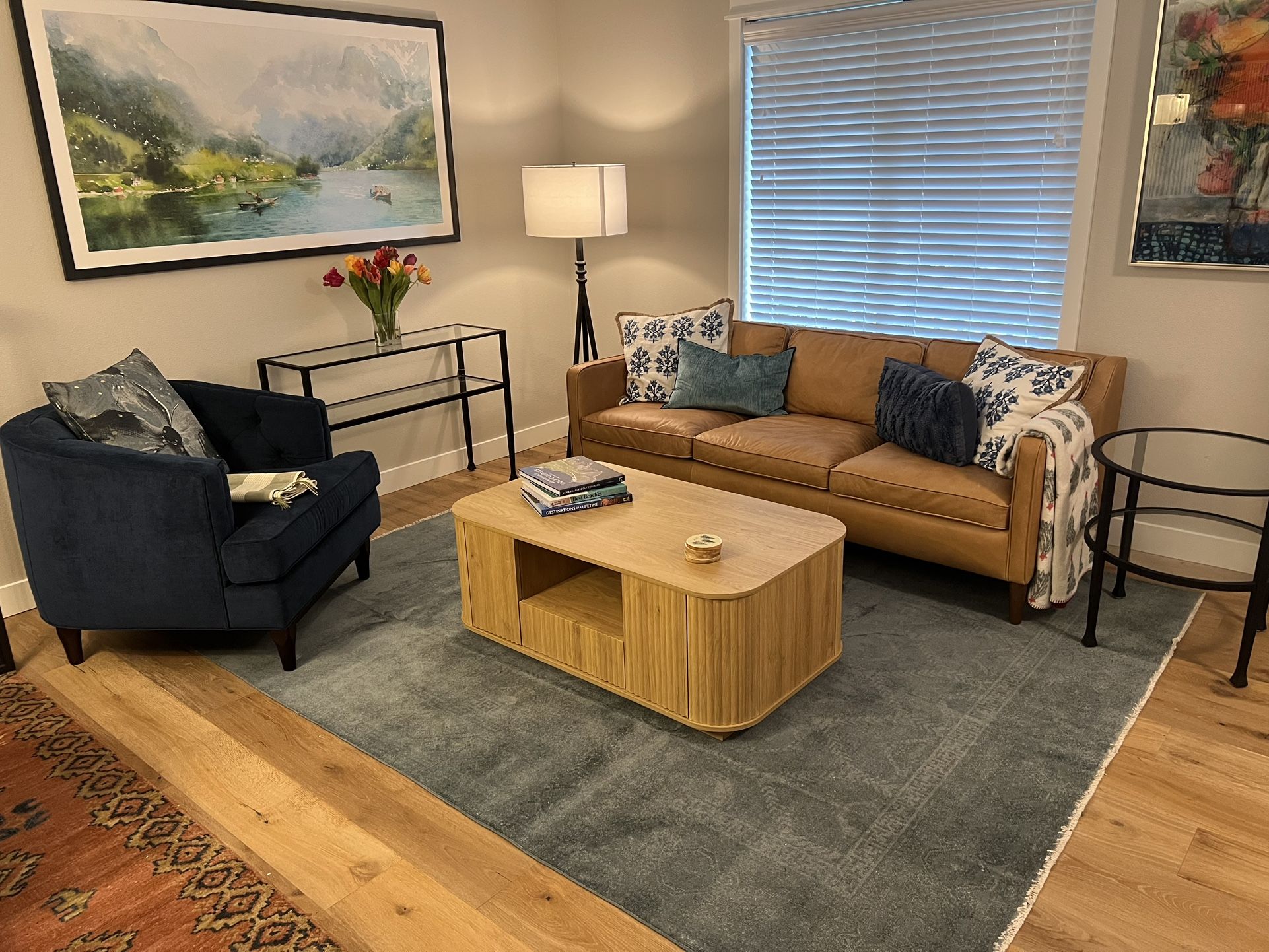 Modern Luxury Coffee Table with drawers, storage