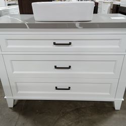 48inch Bathroom Vanity - White 