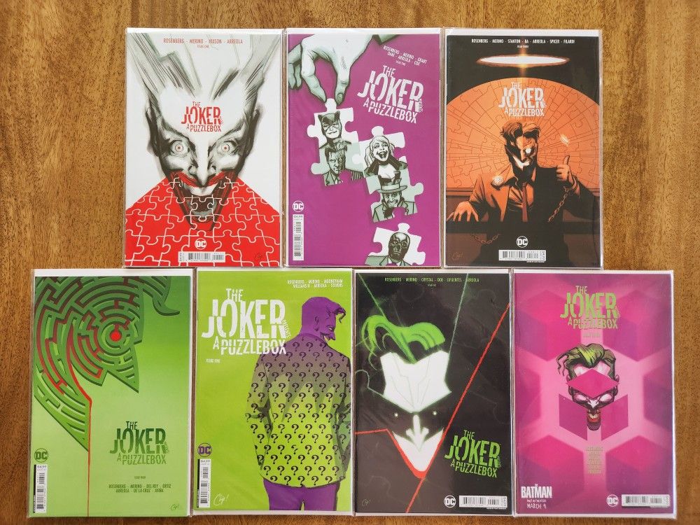 The Joker Presents: A Puzzlebox #1-7 Complete Set