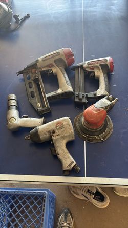 Craftsman finishing nailers impact wrench air sander