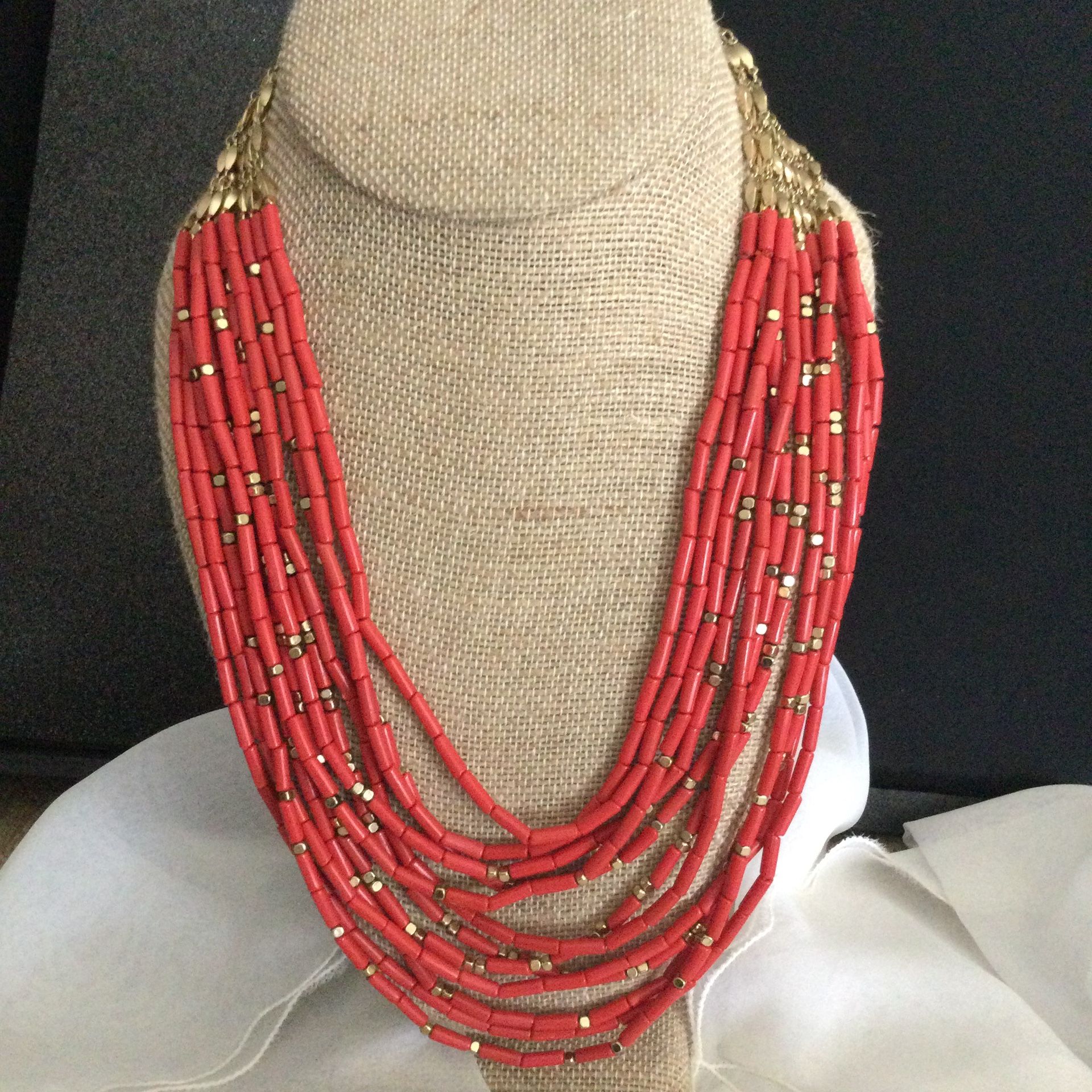 Kendra Scott Red Goldtone Necklace