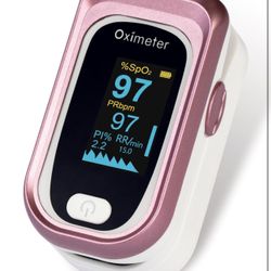Pulse Oximeter Fingertip, Oxygen Monitor Fingertip, Oximeter Blood Oxygen Saturation Monitor, Accurate SpO2 Pulse Reading, Pulse OX Finger Pulse Oxime