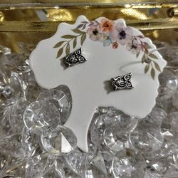 925 Sterling Silver Owl Stud Earrings