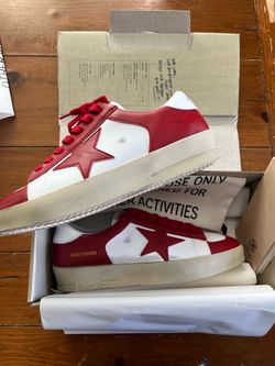 Golden Goose Stardan Red White Sneakers