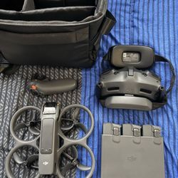 DJI Avatar 2 Fly More Combo And It's Accessories 