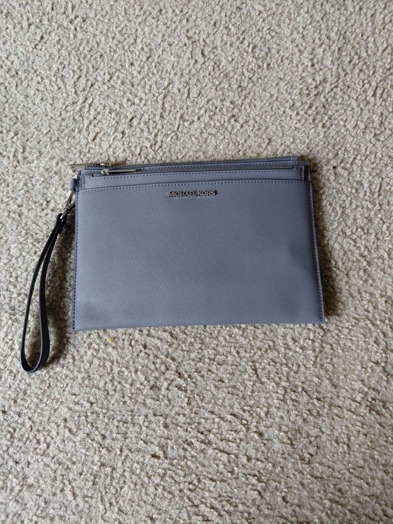 Gray Clutch Wallet New Condition