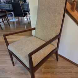Mid Century Mahogany Armchair 