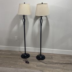 Twin Stand Up Lamps