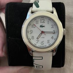 Lacoste Men Round Watch - Hard To Find - New Battery