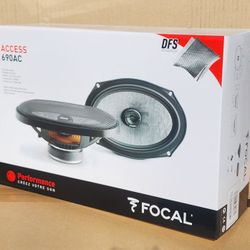 Focal Performance 690AC Access 6x9 Fiberglass Car Speakers 2-Way Coaxial Set 150 Watts 🚨 Payment Options Available 🚨 No Credit Needed 🚨 