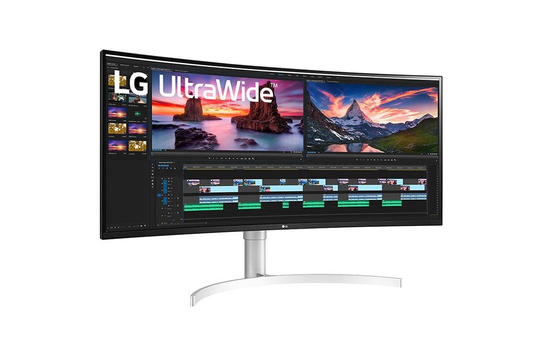 LG 38WN95C-W - 38in 4K IPS Monitor + Geek Squad Warranty