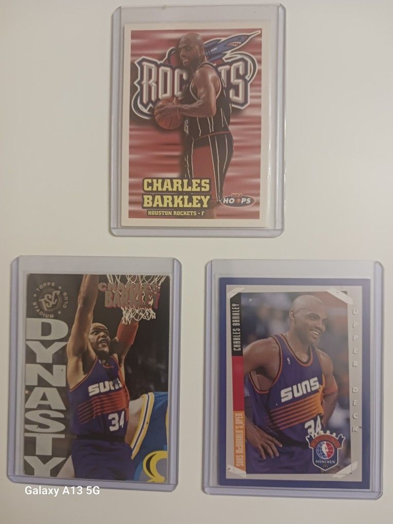 Charles Barkley 3 Cards 