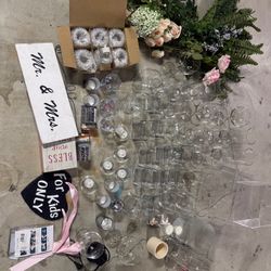 Huge Bundle Wedding Party Glass Candle Holder Centerpiece Cate Tray Flowers Decor 