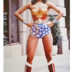 WONDER WOMAN (COMMERCIAL 1) Wonder Woman / Lynda Carter commercial poster  1992 NIP