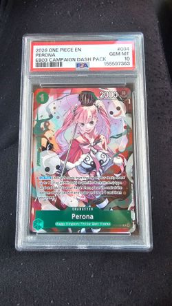 One Piece TCG Perona EB03 PSA 10 Gem Mint