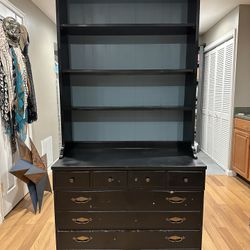 Bookshelf & Chest of Drawers