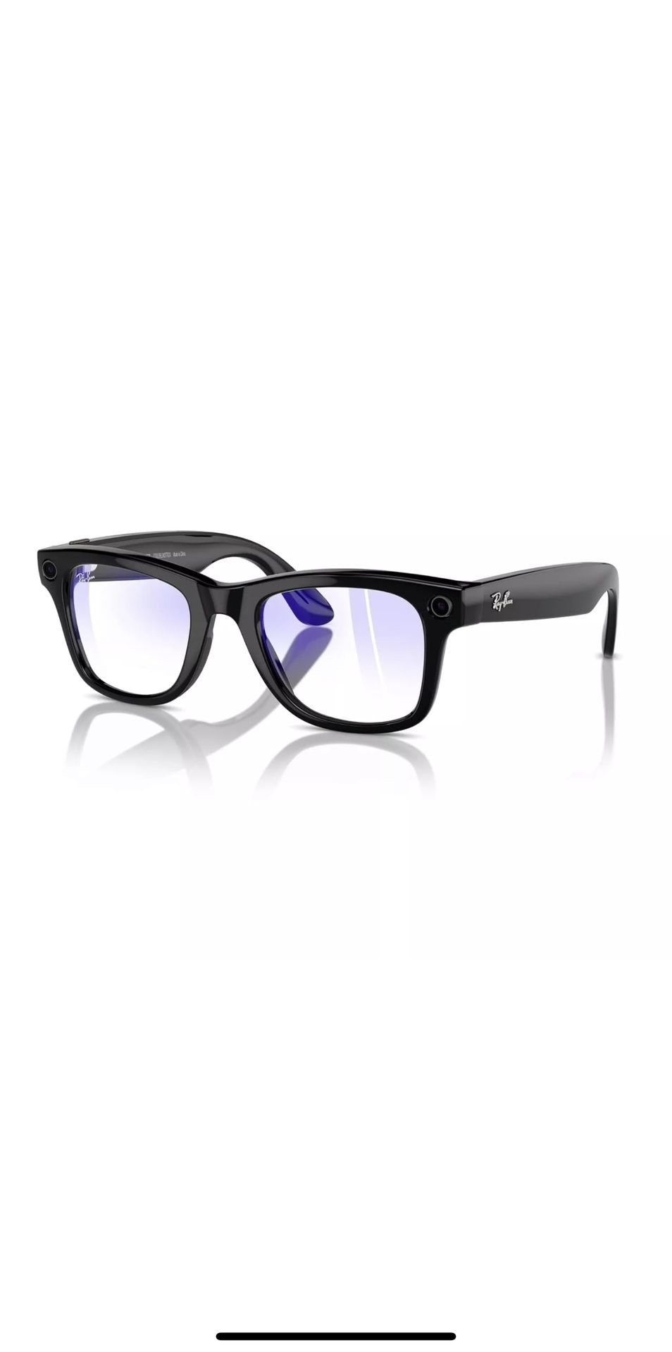 Ray-Ban Meta Smart Glasses Wayfarer Shiny Black/Clear – NEW SEALED