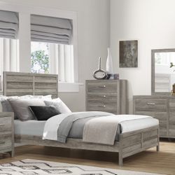 4-PCS Queen Size Bedroom Set In Offer 🔥🔥🔥