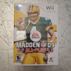 Madden NFL 09: All-Play Nintendo Wii video game system