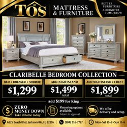 Claribelle Bedroom Collection – King or Queen 🚚WE DELIVER🚚