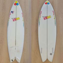 6' Channel Islands Fishbeard Merrick Surfboard Twin Fin