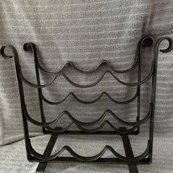 Heavy Metal Countertop Wine Rack 