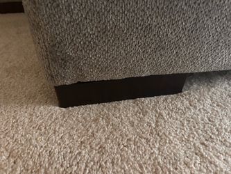 Gray sofa sectional with Chaise (right facing)