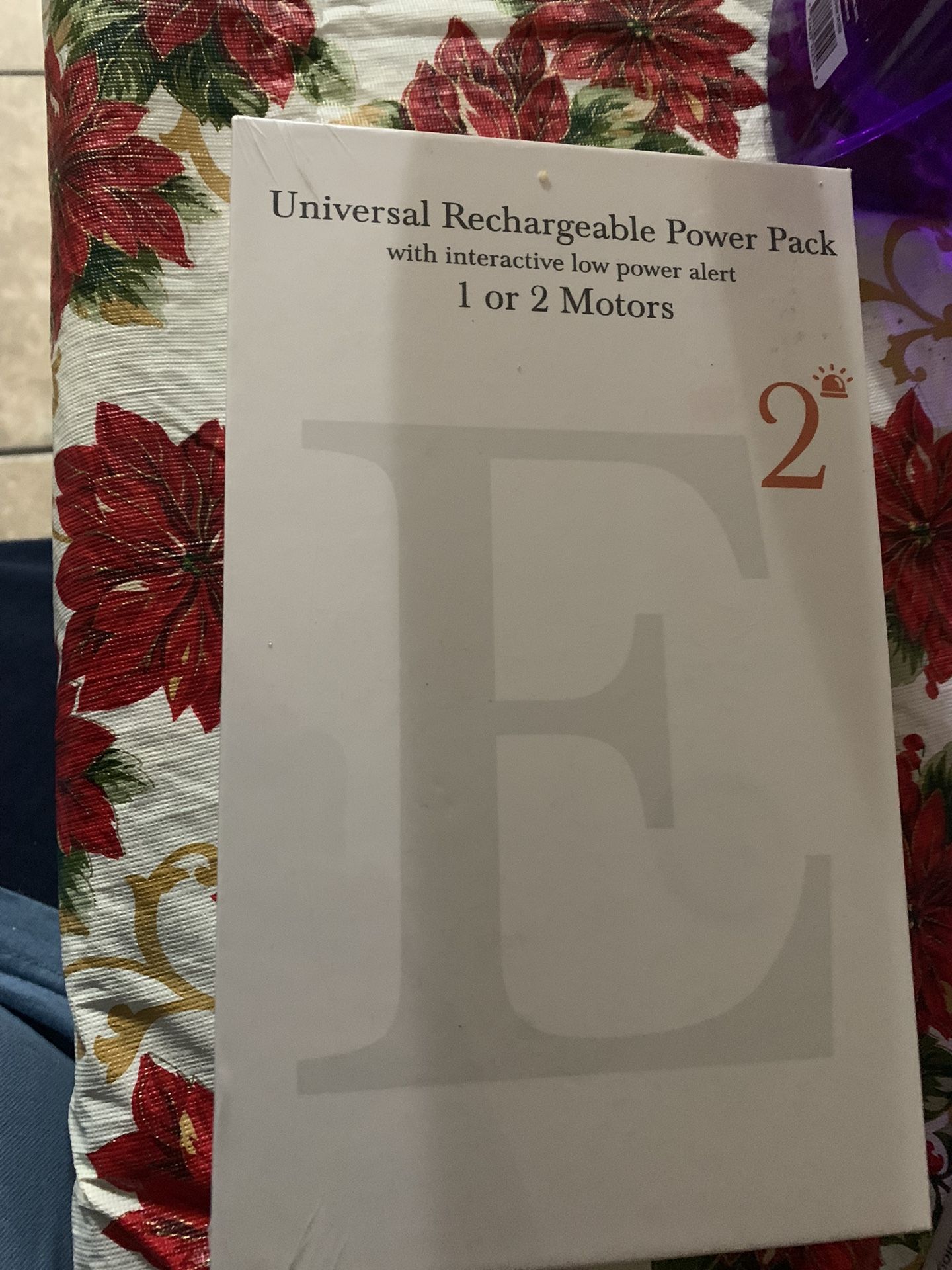 Universal Rechargeable Power Pack With Interactive Low Power Alert