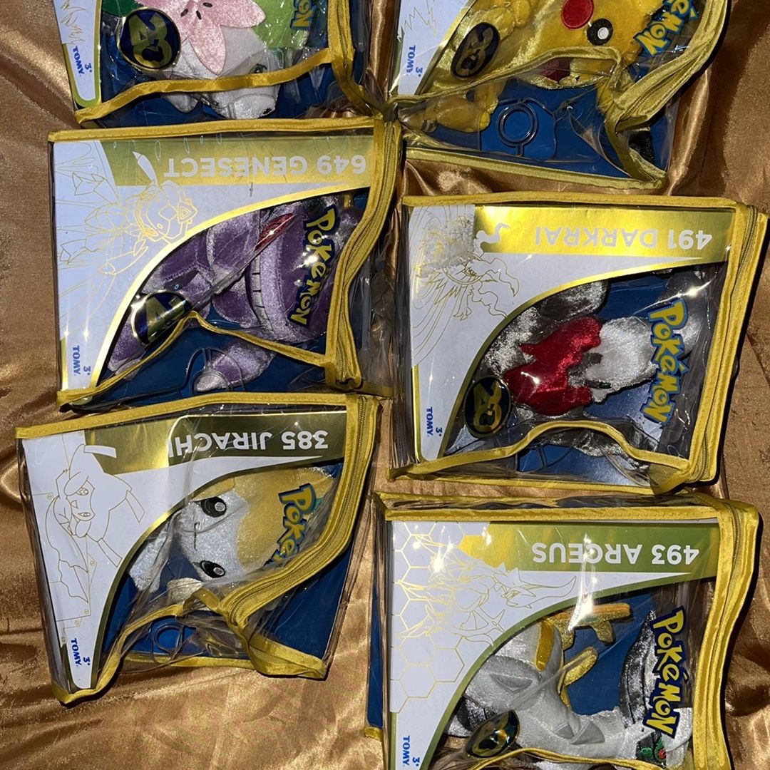 Pokémon 20th Anniversary Plushes