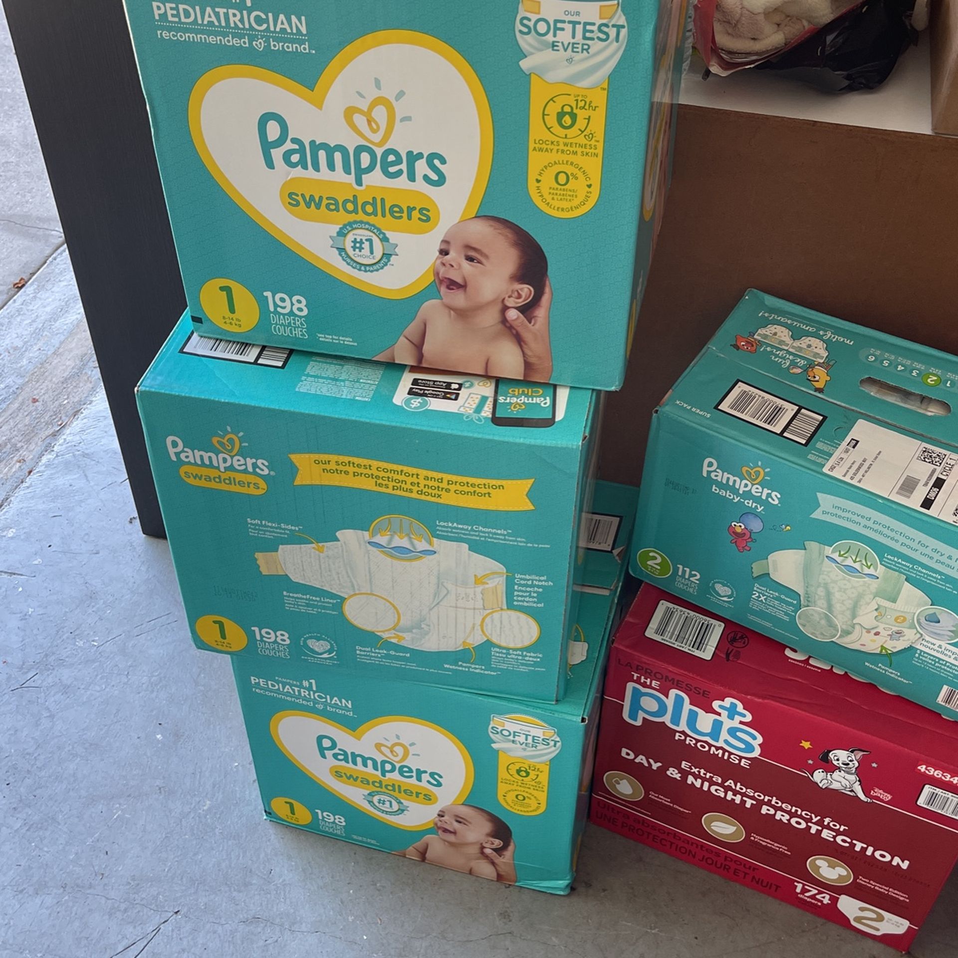 Pampers Size 1 - 198 Pack