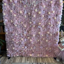 Flower Back Drop