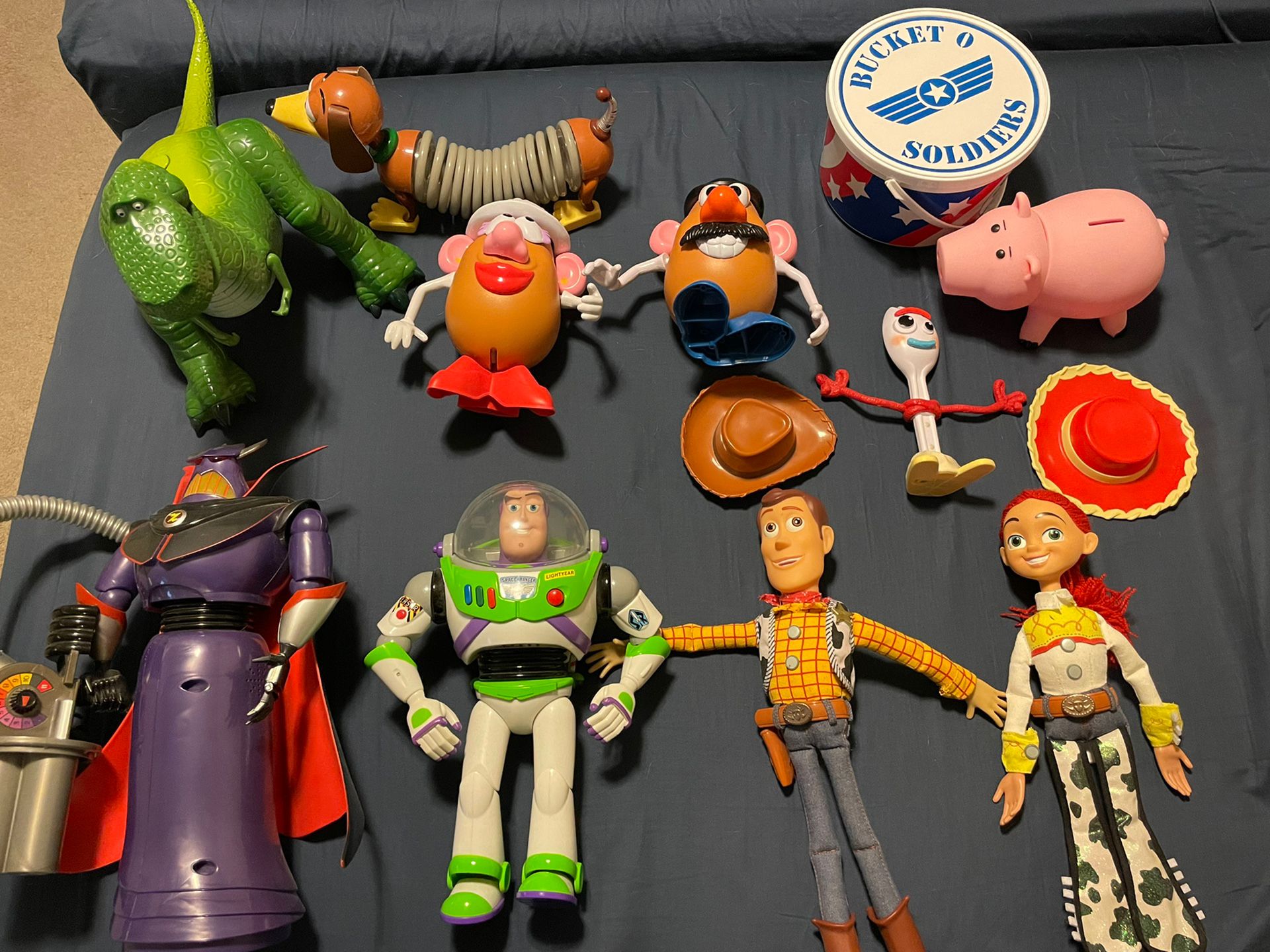 Set of Toy Story toys