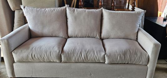 Modern 3-seat fabric sofa