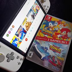 Nintendo Switch OLED And 2 Games