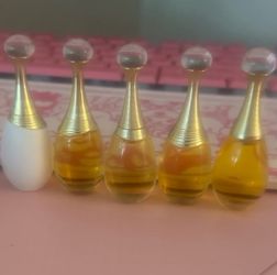 Dior Jadore 5ml dabbers lot of 5 all new never used unboxed