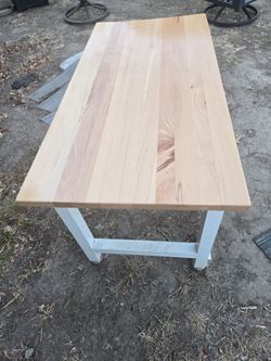 Wood Top Table