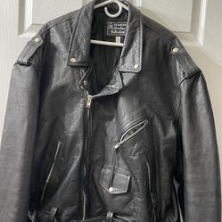 Leather Motorcycle Jacket 