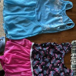 5 Size M Gym/dance Leotards