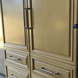 Subzero Bottom Freezer Built In Panel Ready 72” Set 