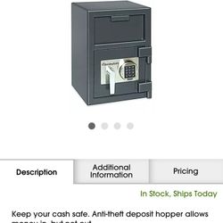 Grey Sentry Safe Dropbox