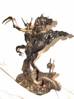 Nightmares bane Franklin mint statue bronze statue