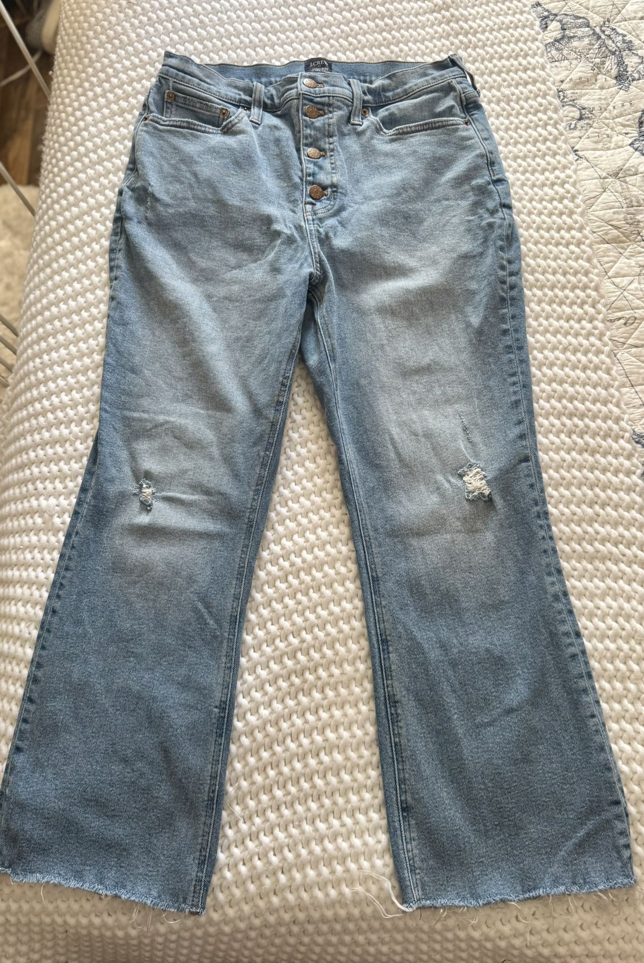 J.Crew High Rise Flare Crop - Size 30