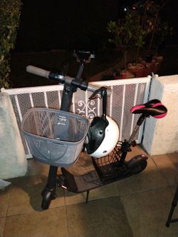 Scooter With Seat
