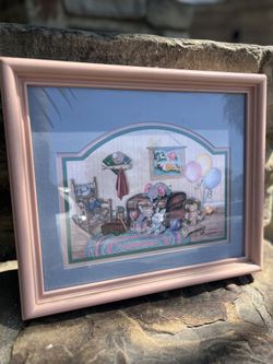 Vintage Nursery/ Kids Decor Frame
